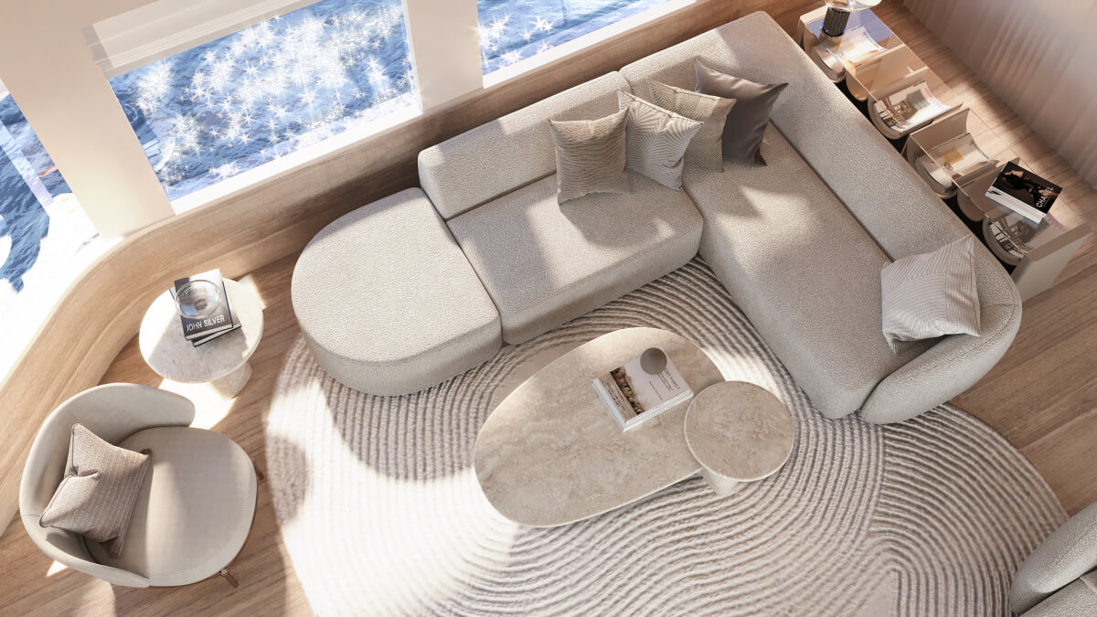 Luxury Grey Sectional Sofa, plush fabric, comfortable seating, suitable for living rooms and family gatherings