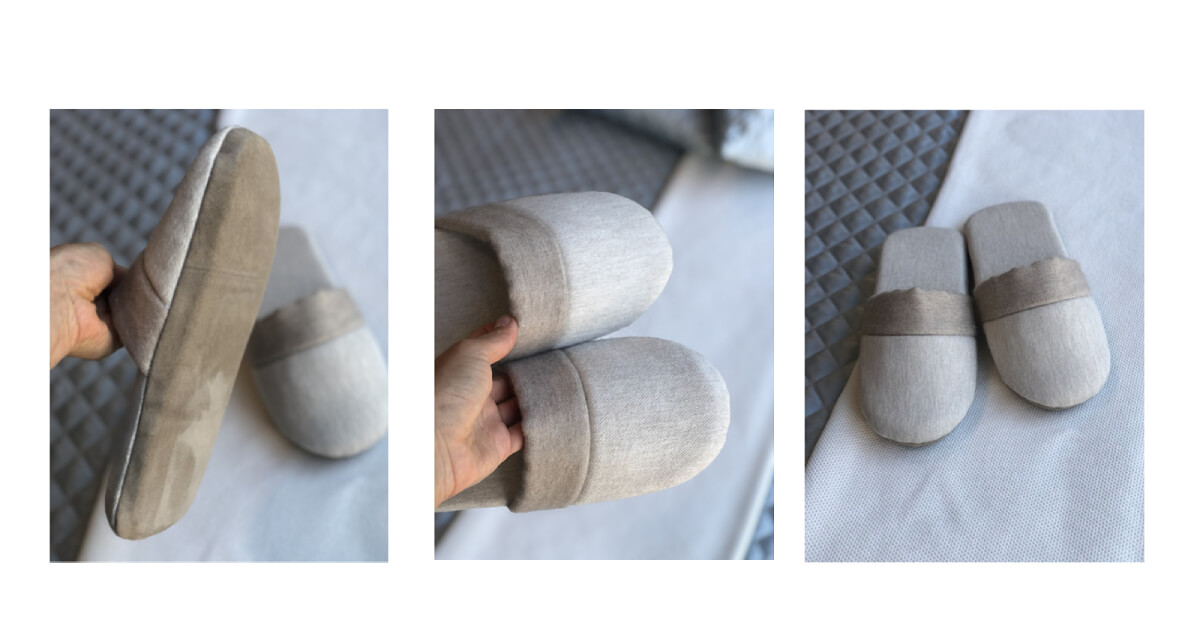 Cashmere-lined slippers