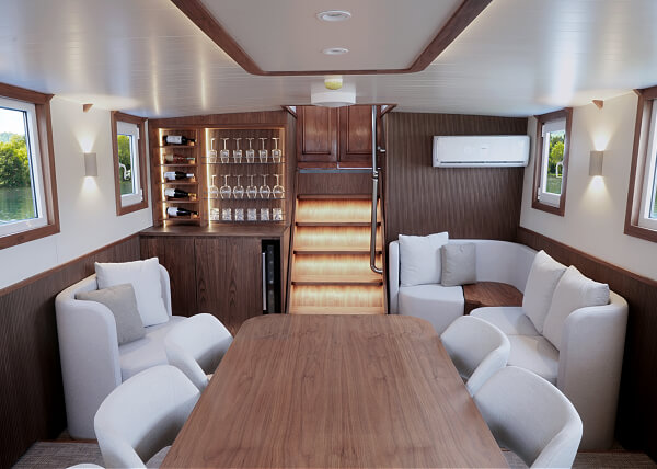 Trpezarija-na-jahti-moderni-enterijer